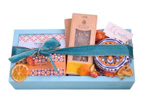 Cajas y canastas de regalo de lujo con kit de café para Coffee Lovers