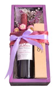 Cajas de Regalo para Mujer con Fusión Floral y Vino con envíos a todo México