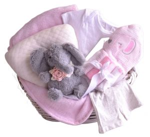 La Canasta para Bebé de Elefantito: Niña