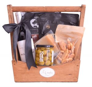 Canastas de Regalo para Hombre con Vino