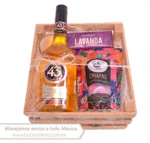 Kit de Regalo con Licor del 43 para hacer Carajillos con capsulas de café mexicano