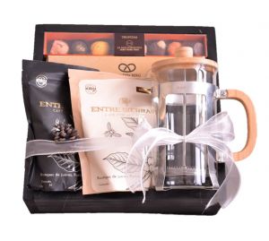 Kits con Café y Chocolates Elegantes