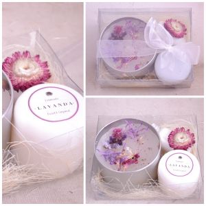 Kits de Regalo con Vela Día de Las Madres: Floral y Lavanda