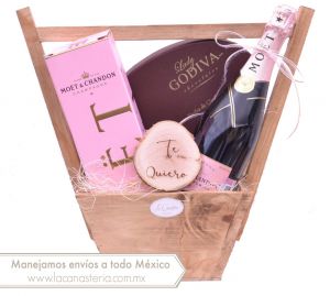 La de Moët y Chocolates Godiva: Para Ella 