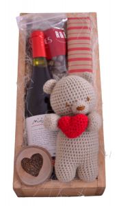 14 de Febrero La Canastería : Tinto & Teddy Corazón