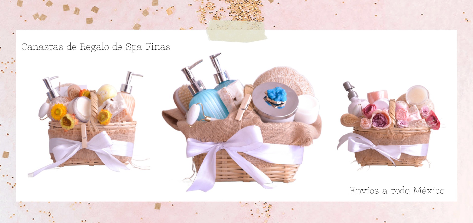 Canastas de regalo de spa con entrega a domicilio méxico