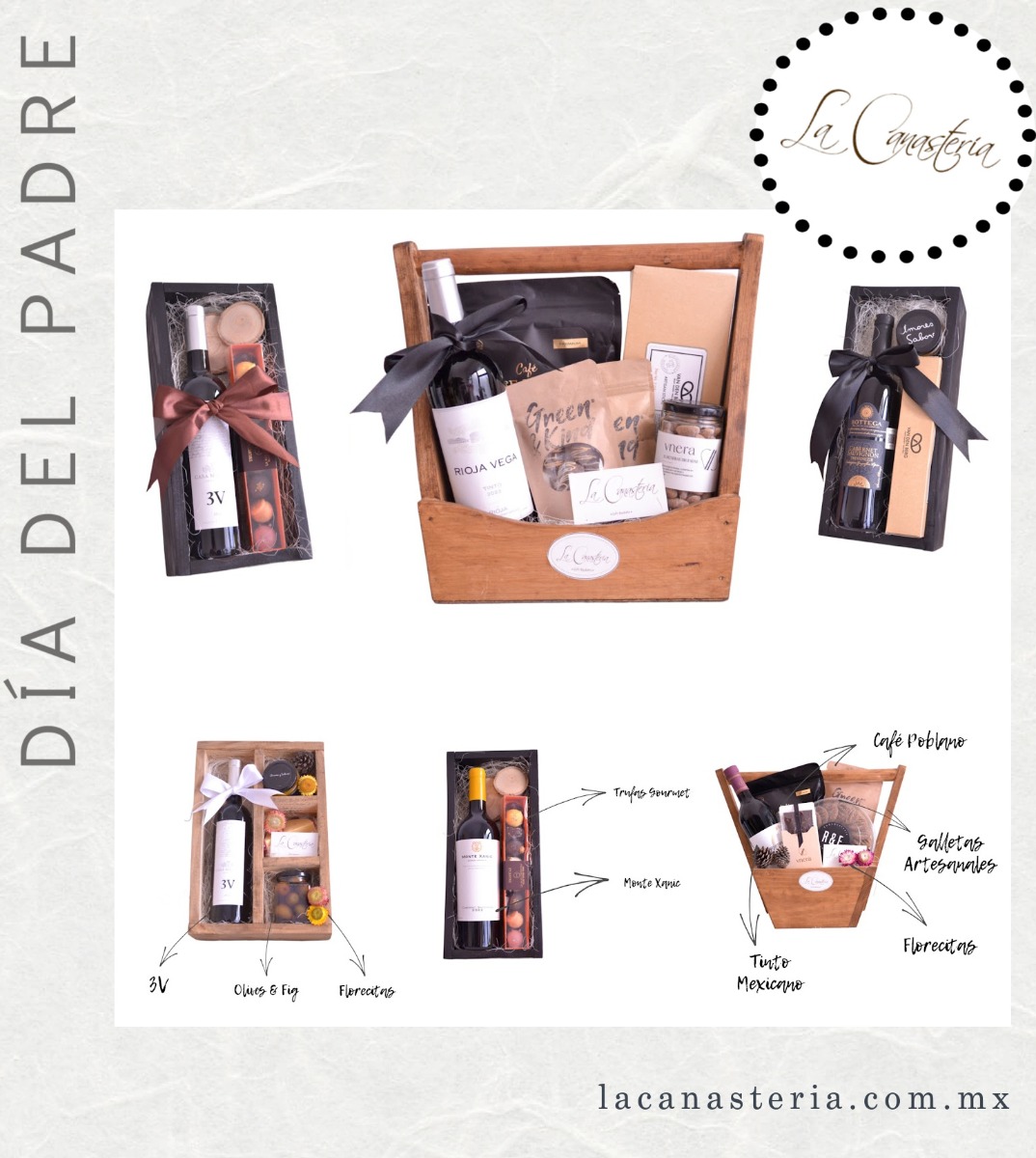 cajas de regalo para el día del padre la canastería